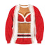2019 Ugly Christmas Sweater Santa Claus Printed Loose Sweater Men Women Pullover Christmas Novelty Autumn Winter Tops Clothing - menochic